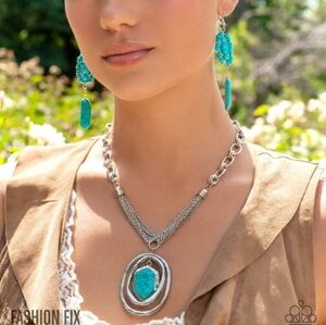 Turquoise Necklace and Earring Set